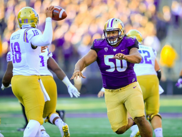University of Washington defensive tackle Vita Vea appears to be a very likely choice for the Redskins at No. 13.
